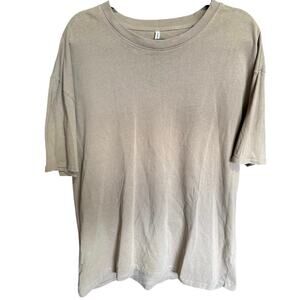 Essentials Fear Of God FOG Oversized Tee Shirt Crewneck Tan Brown Size Medium